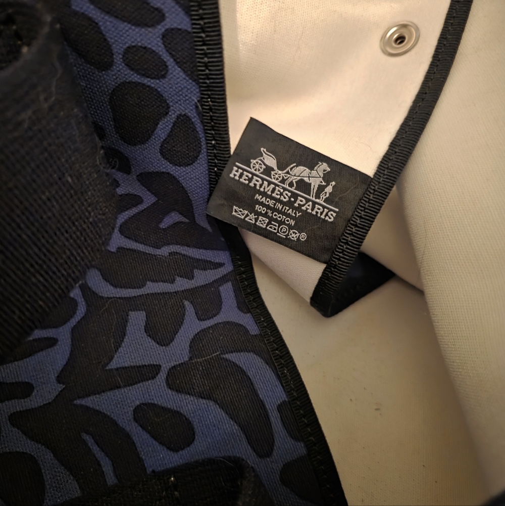 Authentic HERMES Leopard Large Canvas Tote! - Picture 9 of 13